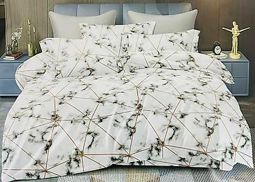 Posteljina: Posteljina – set dvostrukog kreveta, moderan dezen Posteljine bambus — 8