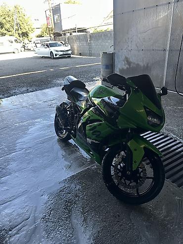скутер с номером: Спортбайк Kawasaki, 300 куб. см, Бензин, Взрослый, Б/у — 6