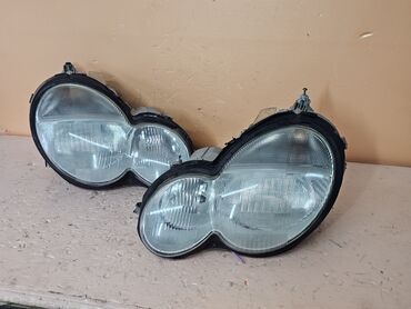 Передние фары: Передняя левая фара Mercedes-Benz 2002 г., Б/у, Оригинал, Германия — 2