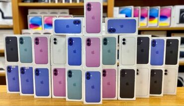 Apple iPhone: IPhone 16, 128 GB, Blue Titanium, Zəmanət, Face ID