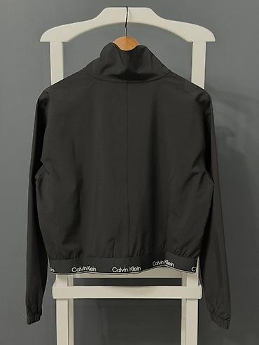 одежди: Женский комплект Calvin Klein — куртка и брюки - Цвет: черный - Верх — 2