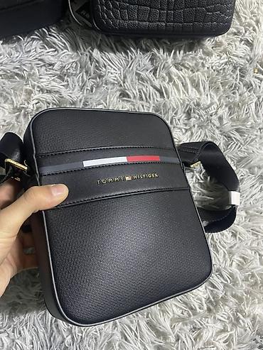 Барсетки: Барсетка, Материал: Экокожа, Регулируемый ремень, Новый — 11