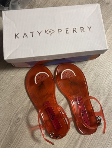 кожанная обувь: Сандалии Katy Perry Ароматизированные, Арбуз Размер 37 (36.5 тоже