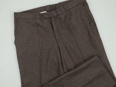 spodnie materiałowe w kratę: Material trousers, 2XL (EU 44), condition - Very good