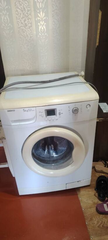 təzə paltar yuyanlar: Paltaryuyan maşın Beko, 5 kq, İşlənmiş, Avtomat, Qurutma var