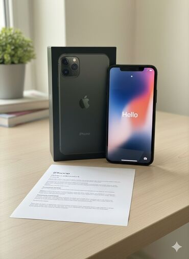 Apple iPhone: IPhone 11 Pro Max, Б/у, 256 ГБ, Space Gray, Коробка, 73 %