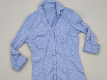 błękitna bluzki: Сорочка жіноча, S, стан - Дуже гарний