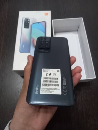 айфона 10: Xiaomi, Redmi 10, 128 ГБ, цвет - Серый, 2 SIM
