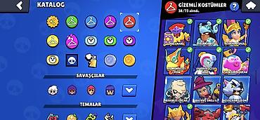 buji: Brawl Stars hesabı – tam kolleksiya, yüksək kuboklar və zəngin — 8