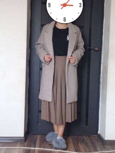 платье короткие: Пальто, Осень-весна, Короткая модель, Приталенная модель, 2XL (EU 44)