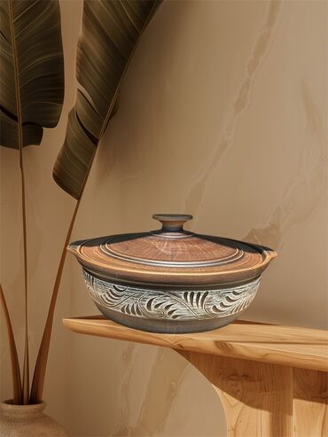 Qazanlar: Qazan, rəng - Qəhvəyi, Keramika — 1