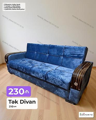 Tək divan – 210 sm - Mexanizm: açılan, bazalı (yuxarıdan qaldırılan lalafo.az -da Tək divan – 210 sm - Mexanizm: açılan, bazalı (yuxarıdan qaldırılan