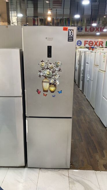 Кухонные комбайны и измельчители: 2 двери Hotpoint Ariston Холодильник Продажа, цвет - Серый