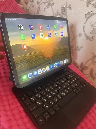 айпад клавиатура: Планшет, Apple, память 64 ГБ, 10" - 11", Wi-Fi, Б/у, Классический цвет - Фиолетовый — 1