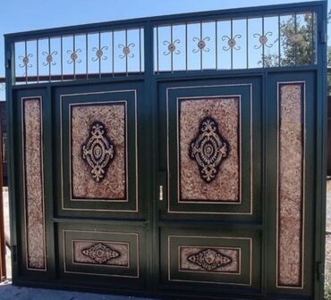 Həyət darvazaları: Dəmir Həyət darvazası, Qapı ilə — 4