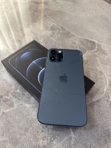 12 iphone qiymeti: IPhone 12 Pro, 128 GB, Blue Titanium, Face ID