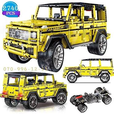 maşın oyuncaqları: Gelandewagen Lego Konstruktor "Pultlu, matorlu Oyuncaq Maşın " 🚙 — 7