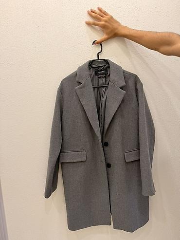 Paltolar: Palto, PULL&BEAR, rəng - Boz — 4