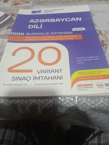 Azərbaycan dili üzrə buraxılış imtahanına hazırlaşan şagirdlər