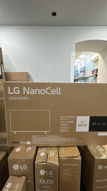 ayfon kreditle: Yeni Televizor LG NanoCell 43" 4K (3840x2160), Pulsuz çatdırılma