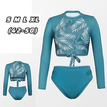 5xl: Слитный купальник, С пуш ап, Утягивающая модель, С косточками, XS, S, M — 6