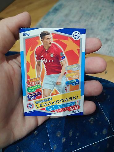 topps: Topps UEFA Champions League kolleksiya kartı – Robert Lewandowski — 1
