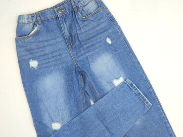 czarne rajstopy ze wzorami: Jeans, Destination, 14 years, 158/164, condition - Perfect