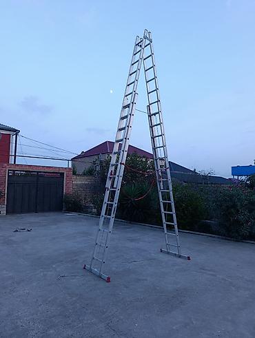 Nərdivanlar: 8 metrlik alüminium nərdivan – icarə - Hündürlükdə işlər üçün praktik — 5
