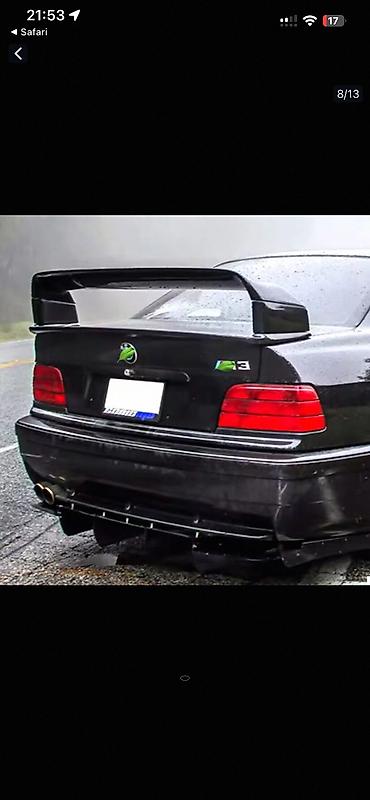 Спойлеры: Задний спойлер BMW Новый, Оригинал — 3