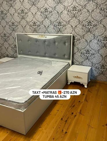 Yeni, İkinəfərlik çarpayı, Bazasız, Matras ilə, Siyirməsiz, Azərbaycan