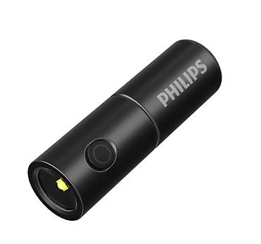 хороший фонарик: Мини‑фонарь Philips SFL1126 портативный, перезаряжаемый (USB Type‑C) — 2