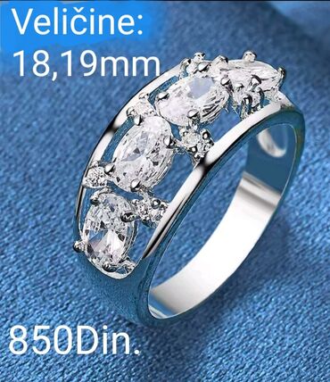 Prstenje: Ženski prsten, Materijal: Cirkon na lalafo.rs — 12 Prstenje: Ženski prsten, Materijal: Cirkon — 12