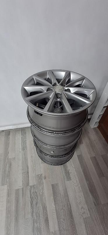 Диски: Литые Диски R 16 Hyundai, Комплект, отверстий - 5, Б/у — 2