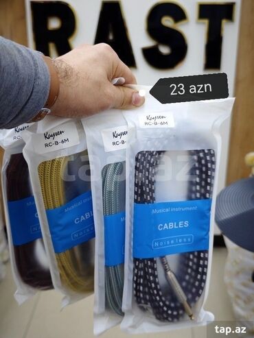 Kabellər, adapterlər: Kabel RC-F1 Musiqi alətləri kabeli RC-F1M SES KABELI Gitara kabeli — 8