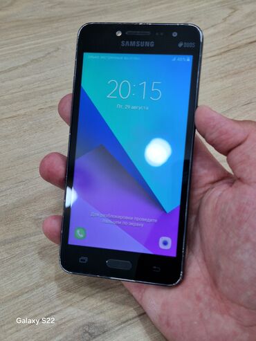 Samsung: Samsung Galaxy J2 Prime, 8 GB, rəng - Qara, Zəmanət, Düyməli, Sensor