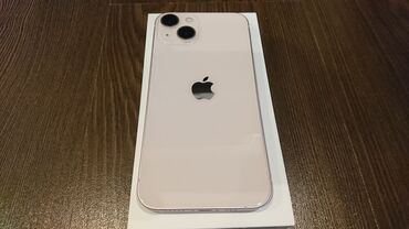 новые номера ошки: IPhone 13, Колдонулган, 256 ГБ, Ак, Коргоочу айнек, Каптама, Куту, 80 %