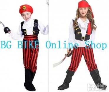 Kostimi za maskenbal: GUSAR gusarka pirat kostim gusara za decu. Može biti i za dečaka i za — 4