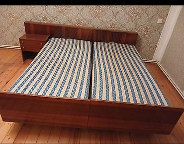 2х yarus çarpayı: İkili taxta çarpayı dəsti qiyməti 70 azn - Material: möhkəm — 1