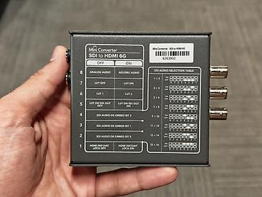 smart tv: Blackmagic Design SDI to HDMI 6G Mini Converter Bir layihə üçün — 4
