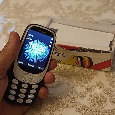 iphone 8 silver: Nokia 3310, < 2 GB Memory Capacity, rəng - Göy, Düyməli — 2