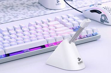 Компьютерные мышки: Держатель для провода Glorious Mouse Bungee White станет отличным