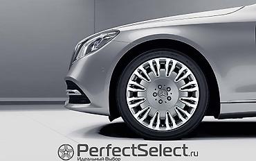 Диски: Литые Диски R 19 Mercedes-Benz, Комплект, отверстий - 5, Б/у — 2