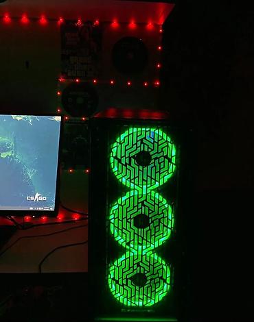 monitor asus: TƏCİLİİ SATILIR!!!!! ELİMYANDİİ!!! Gaming PC komplekti – RGB işıqlı — 3