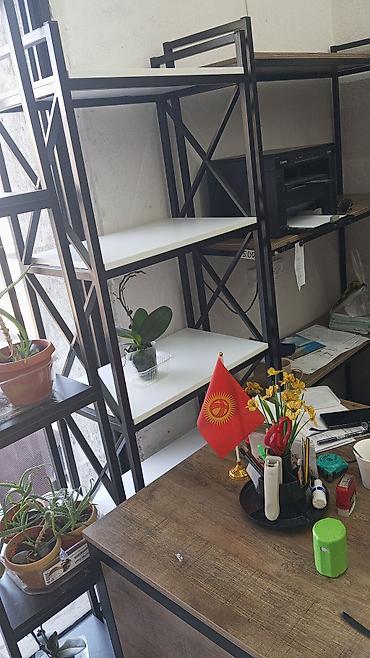 Стеллажи: Металлический стеллаж Loft Каркас: прочный профильный металл, матовое — 16