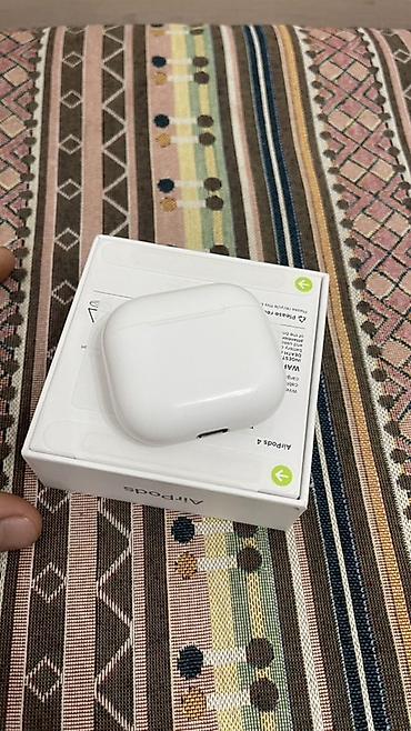 Кулакчындар: Зымсыз ичине салынуучу кулакчындар, Apple, AirPods 4, Жаңы — 6