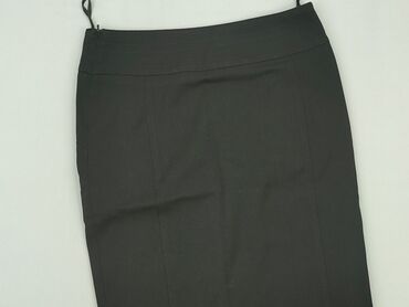 zamszowa spódnice czarne: Skirt, M (EU 38), condition - Very good