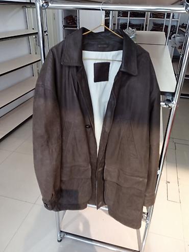 Пальто: Мужское пальто, Aclima, 3XL, цвет - Коричневый — 1
