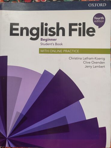 кросовка ош: Продаю рабочую книгу и рабочую тетрадь English File-Beginner