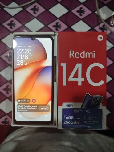 Биология: Redmi 14C, 256 ГБ, цвет - Черный, Отпечаток пальца