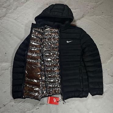 флис найк: Мужская куртка, Все размеры, Nike, Новый, цвет - Черный, Самовывоз — 2